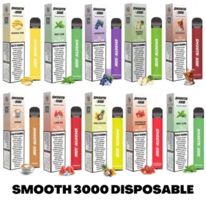 SMOOTH DISPOSABLE 3000 PUFFS 2% NICOTINE